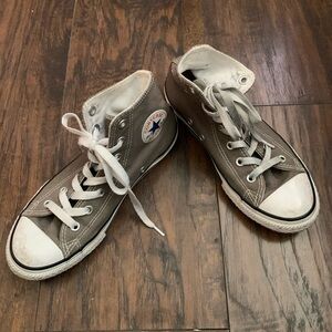 Converse High Top Youth Size 3 - Grey